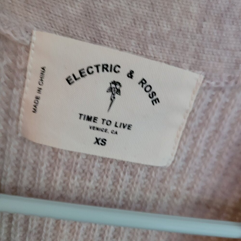 Electric & Rose Everyday Cardigan in Oatmeal Heather - Picture 8 of 14